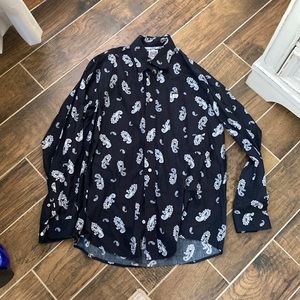 cinch button down shirt